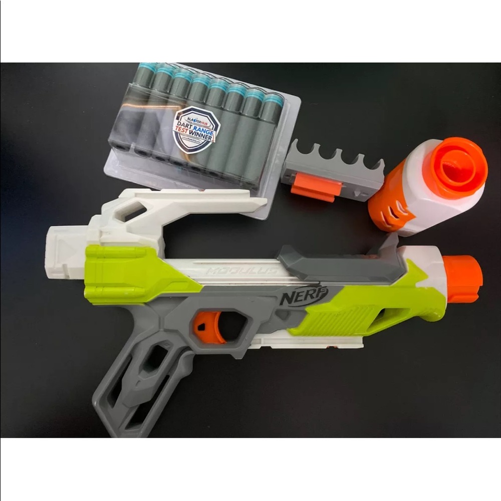 Nerf Modulus IonFire Blaster Hasbro with Barrel Extension Darts